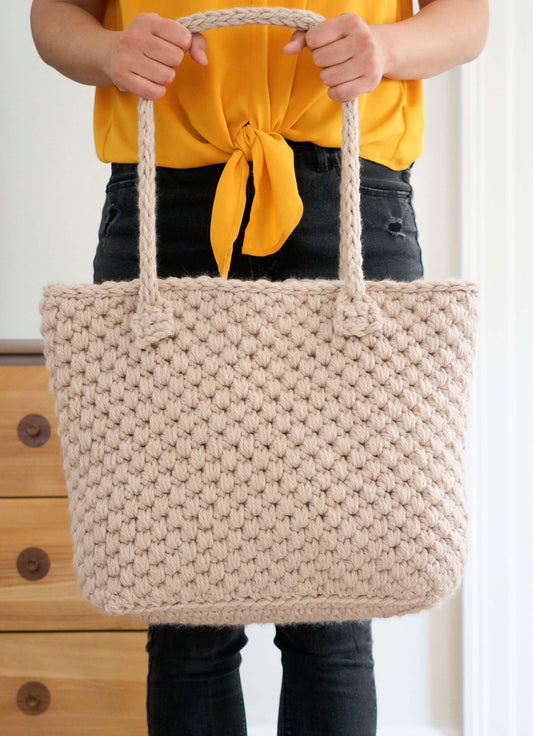 Crochet Kit - Stonecrop Tote