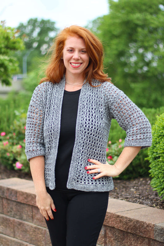 Crochet Kit - Crosswinds Cardi