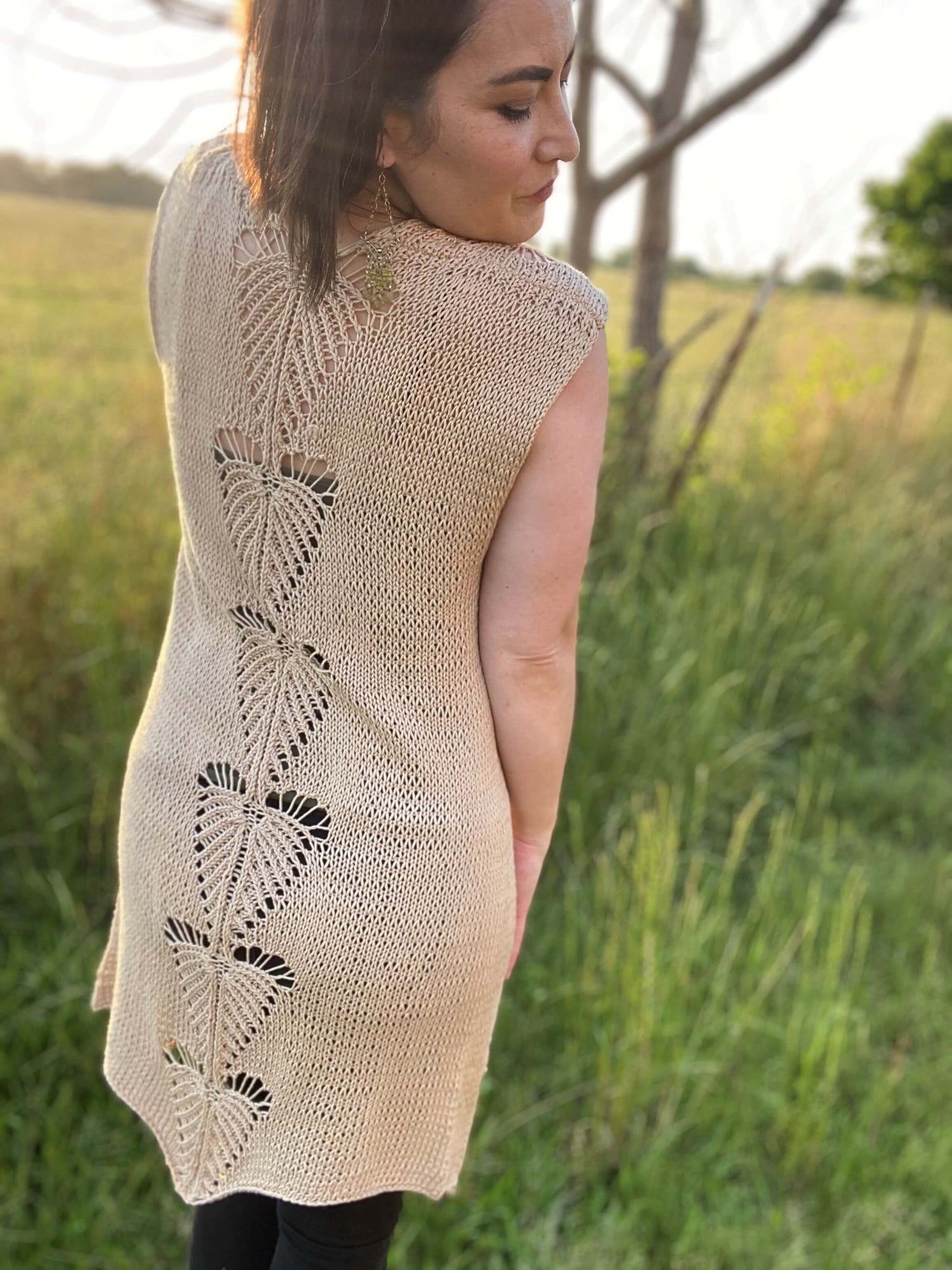 Knit Kit - Deltoid Leaf Vest