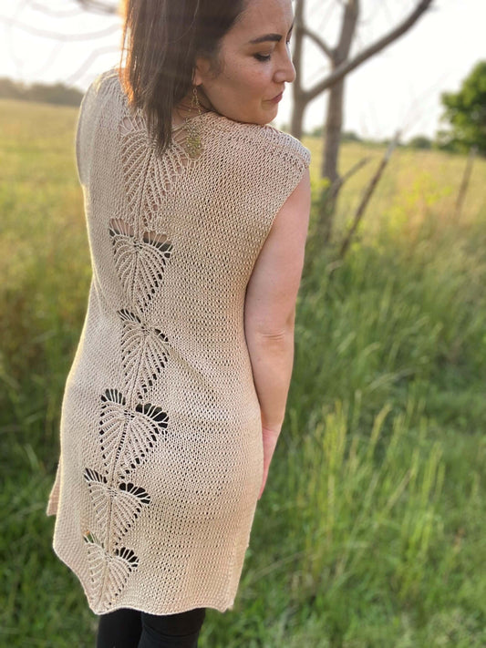Knit Kit - Deltoid Leaf Vest