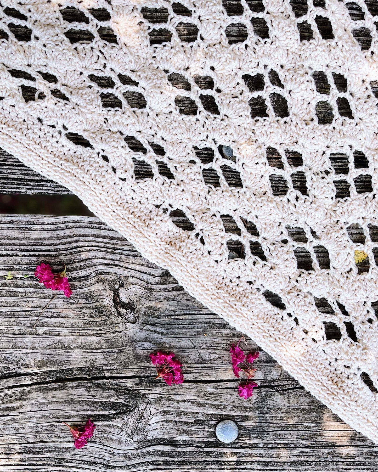 Crochet Kit - Rose Trellis Throw