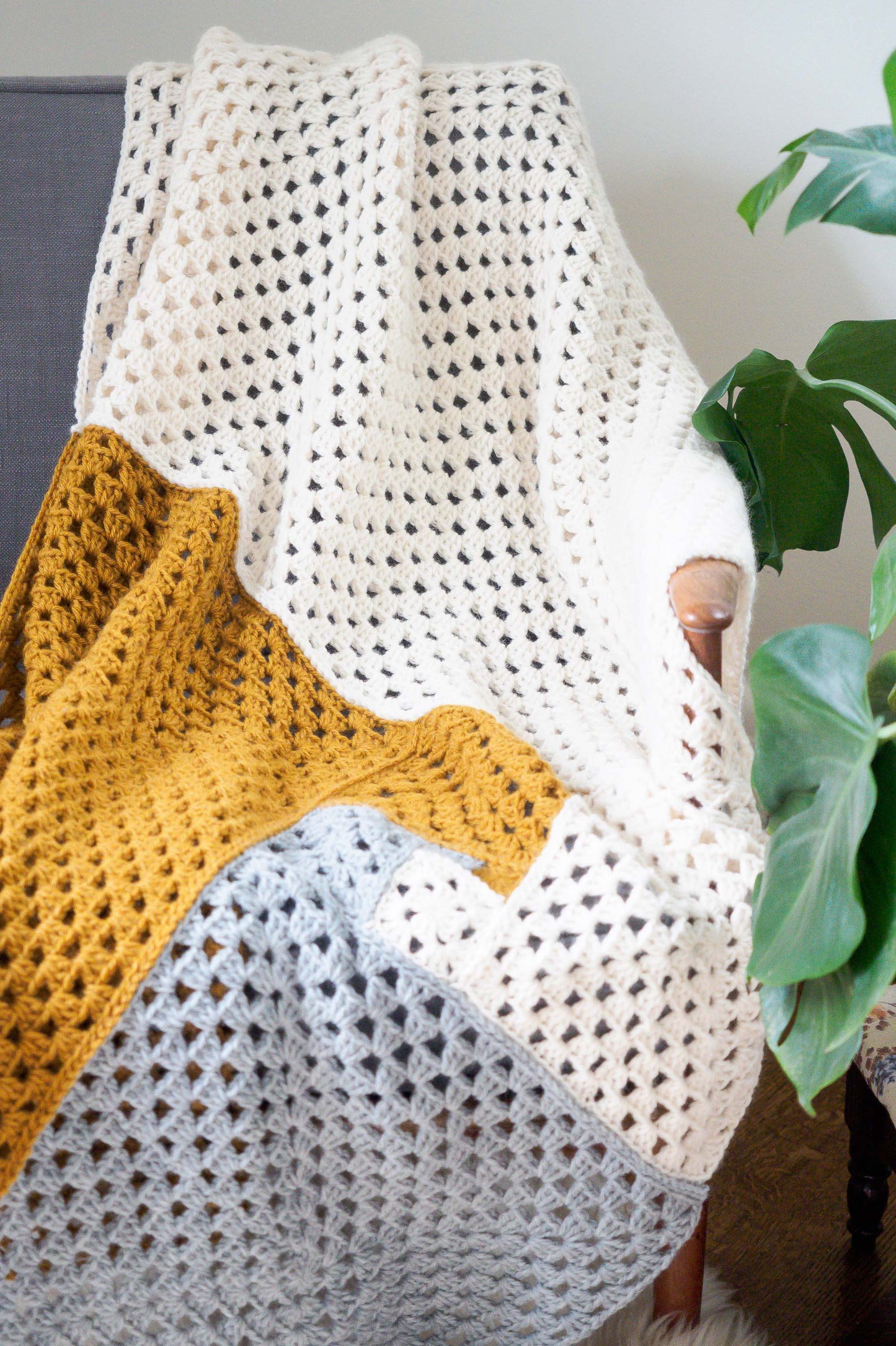 Crochet Kit - Golden Granny Blanket