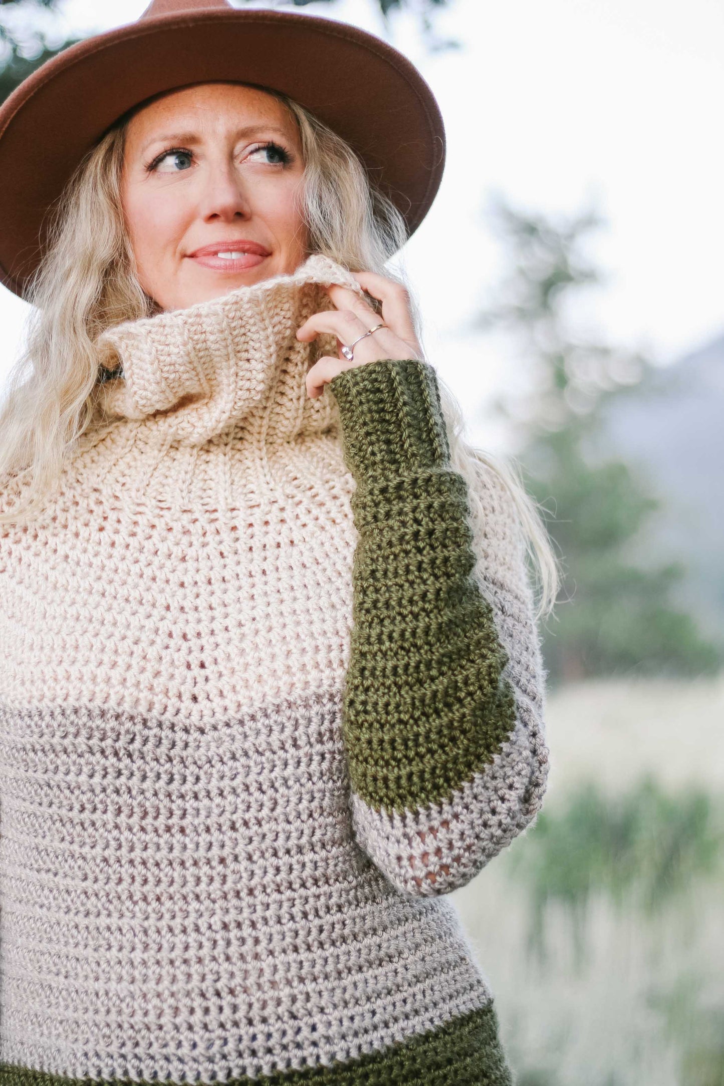 Crochet Kit - Snowbound Pullover