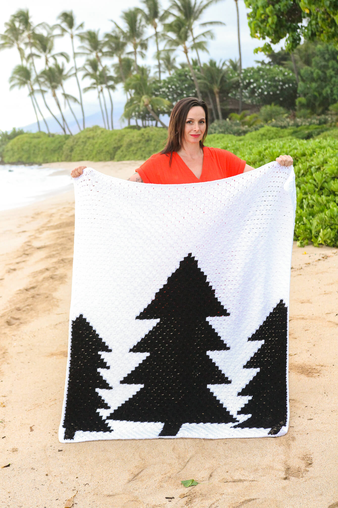 Crochet Kit - Treescape Throw