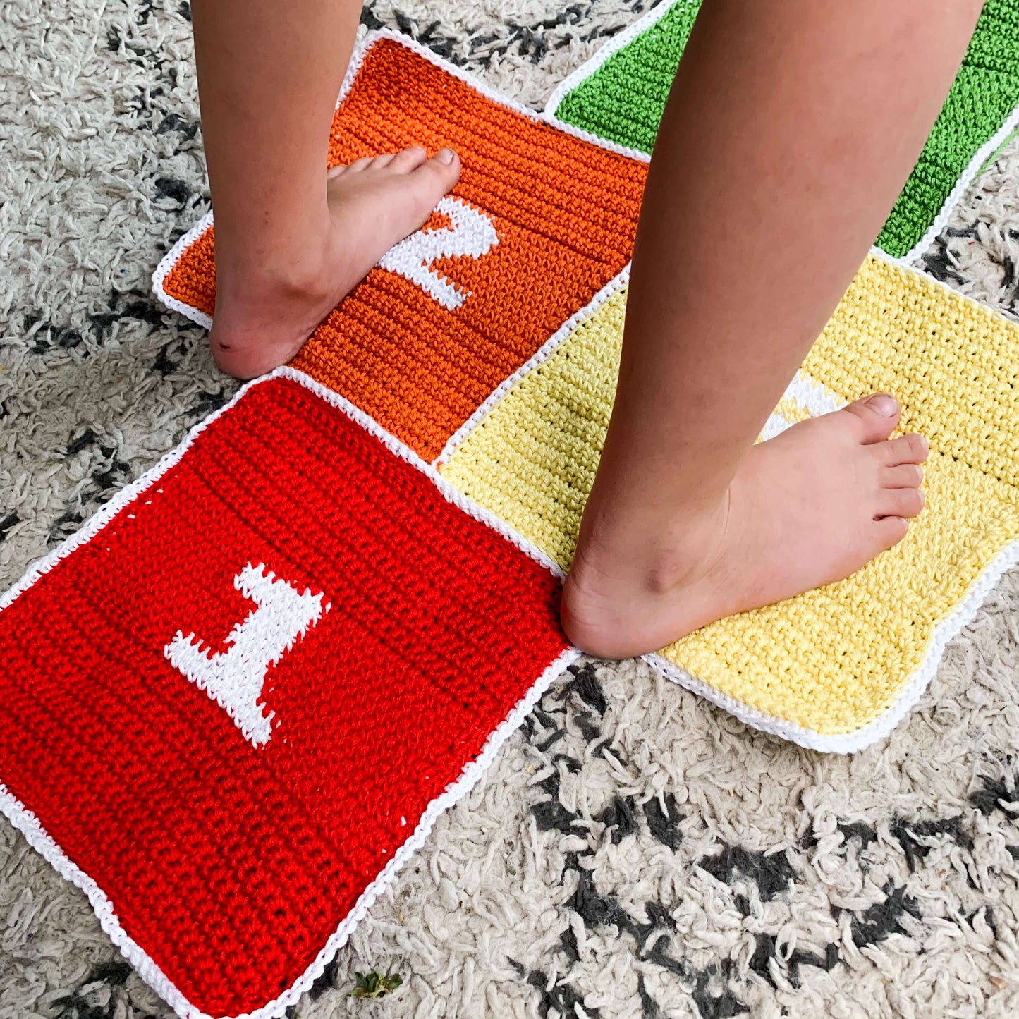 Crochet Kit - The Hopscotch Rug