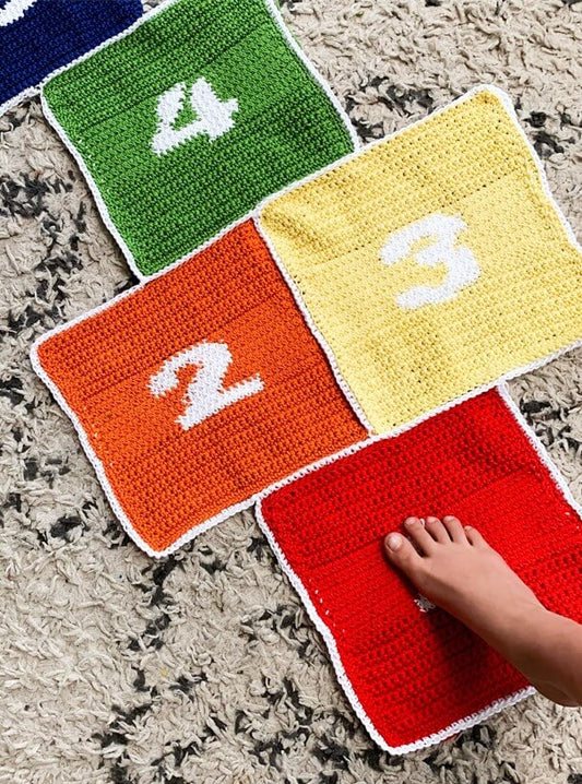 Crochet Kit - The Hopscotch Rug