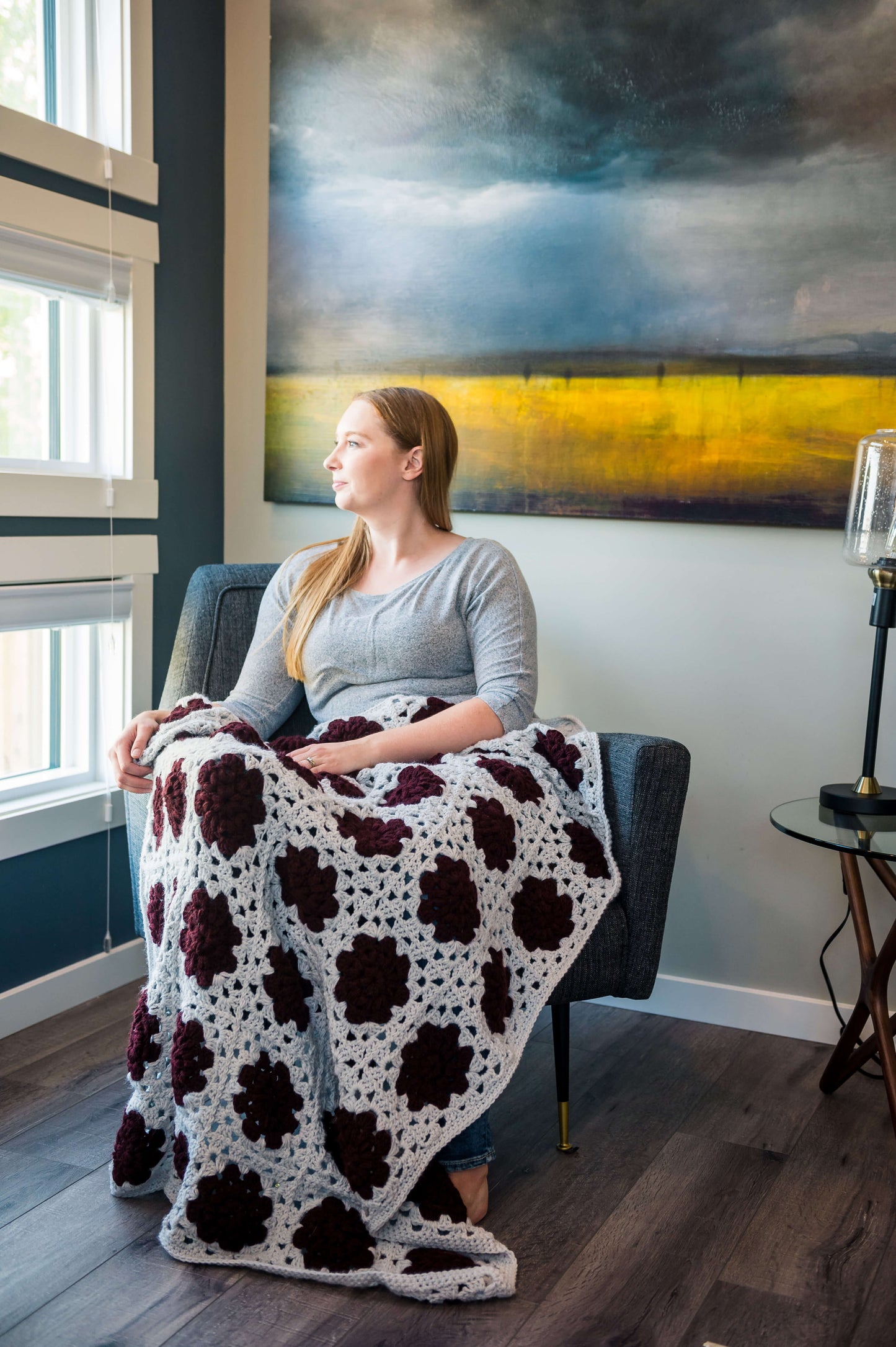Crochet Kit - The Ruby Blanket