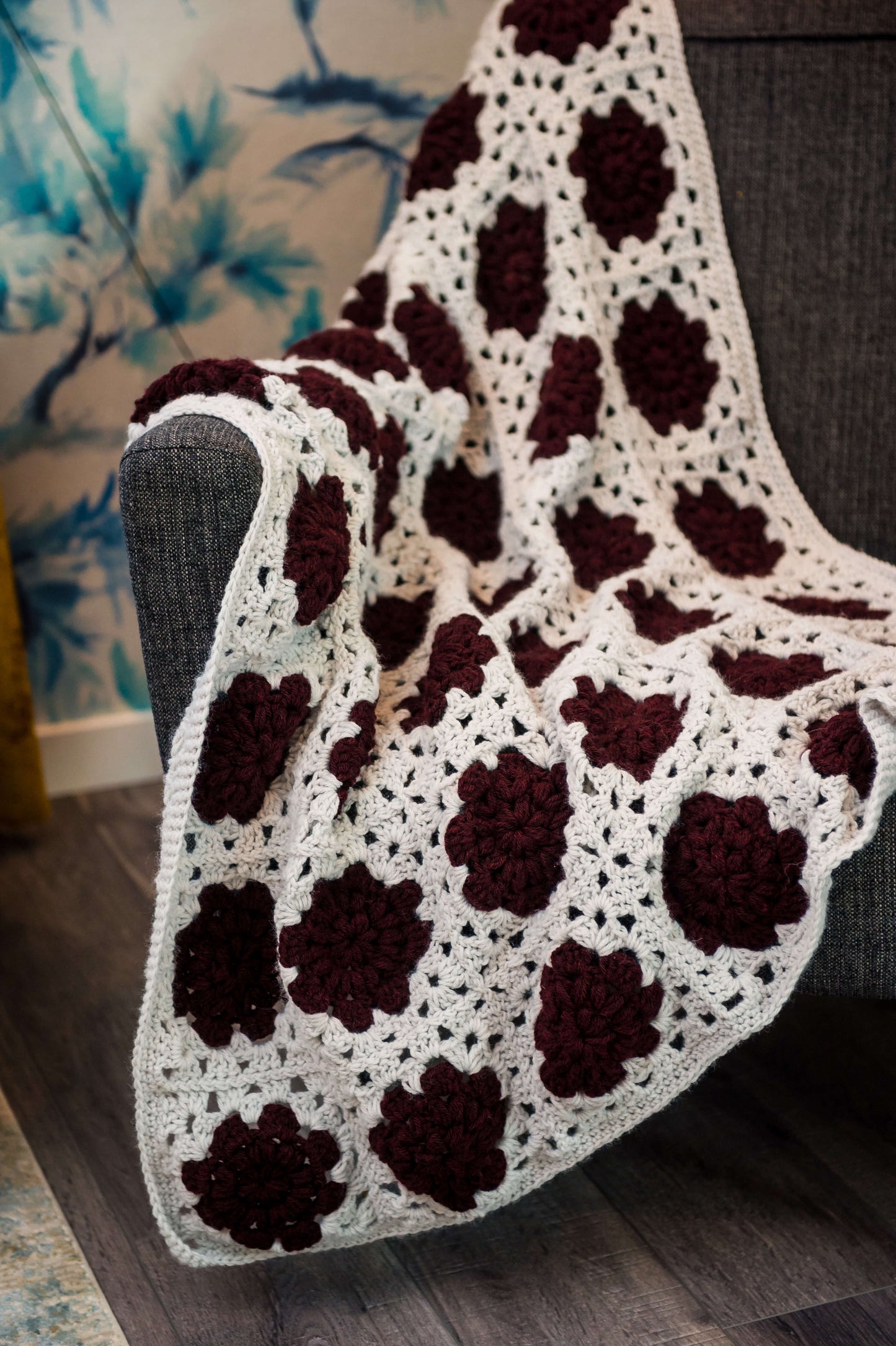 Crochet Kit - The Ruby Blanket