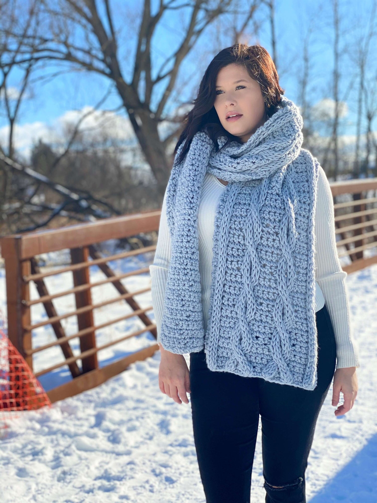 Crochet Kit - Live Loop Cable Wrap