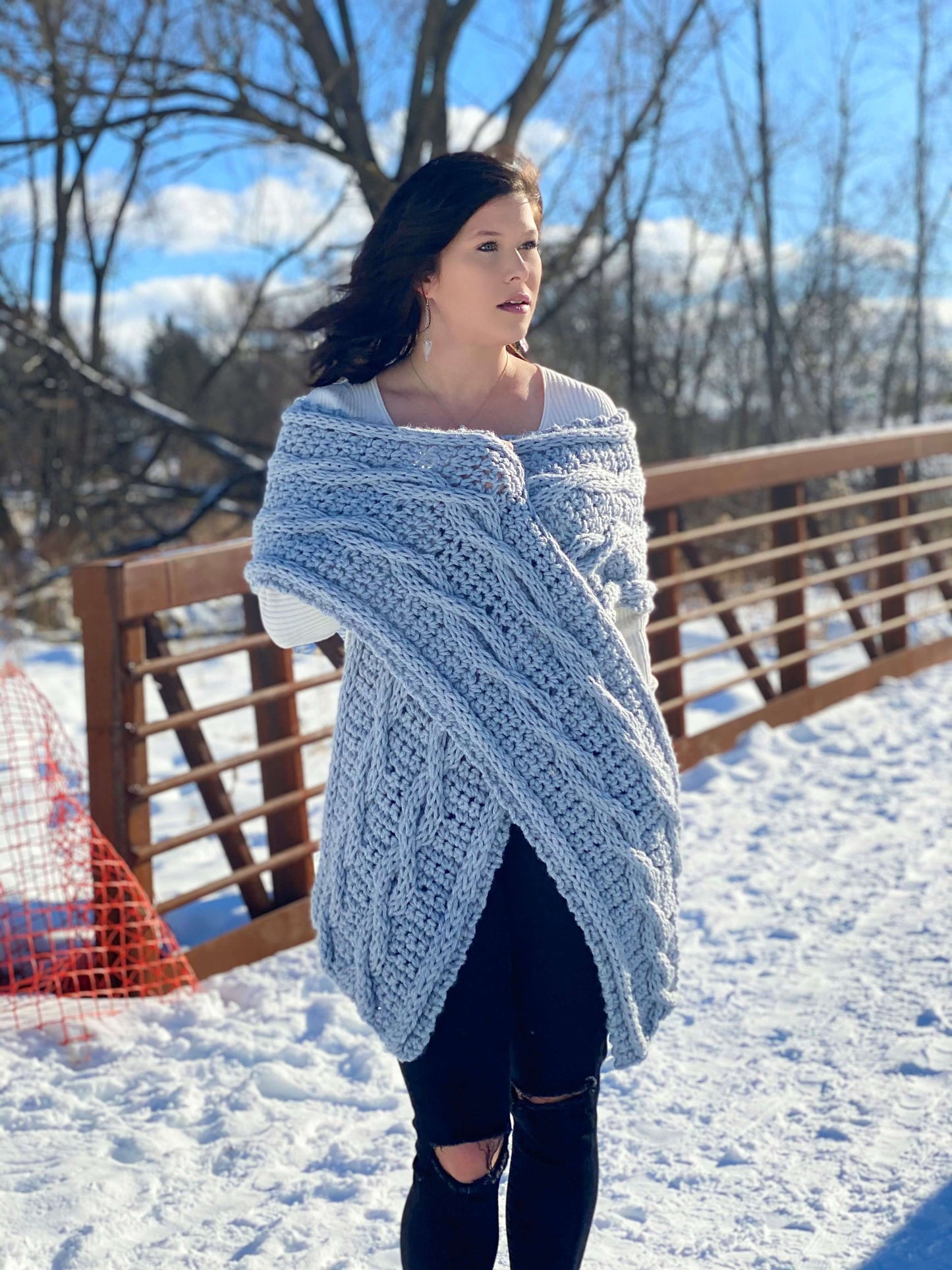 Crochet Kit - Live Loop Cable Wrap