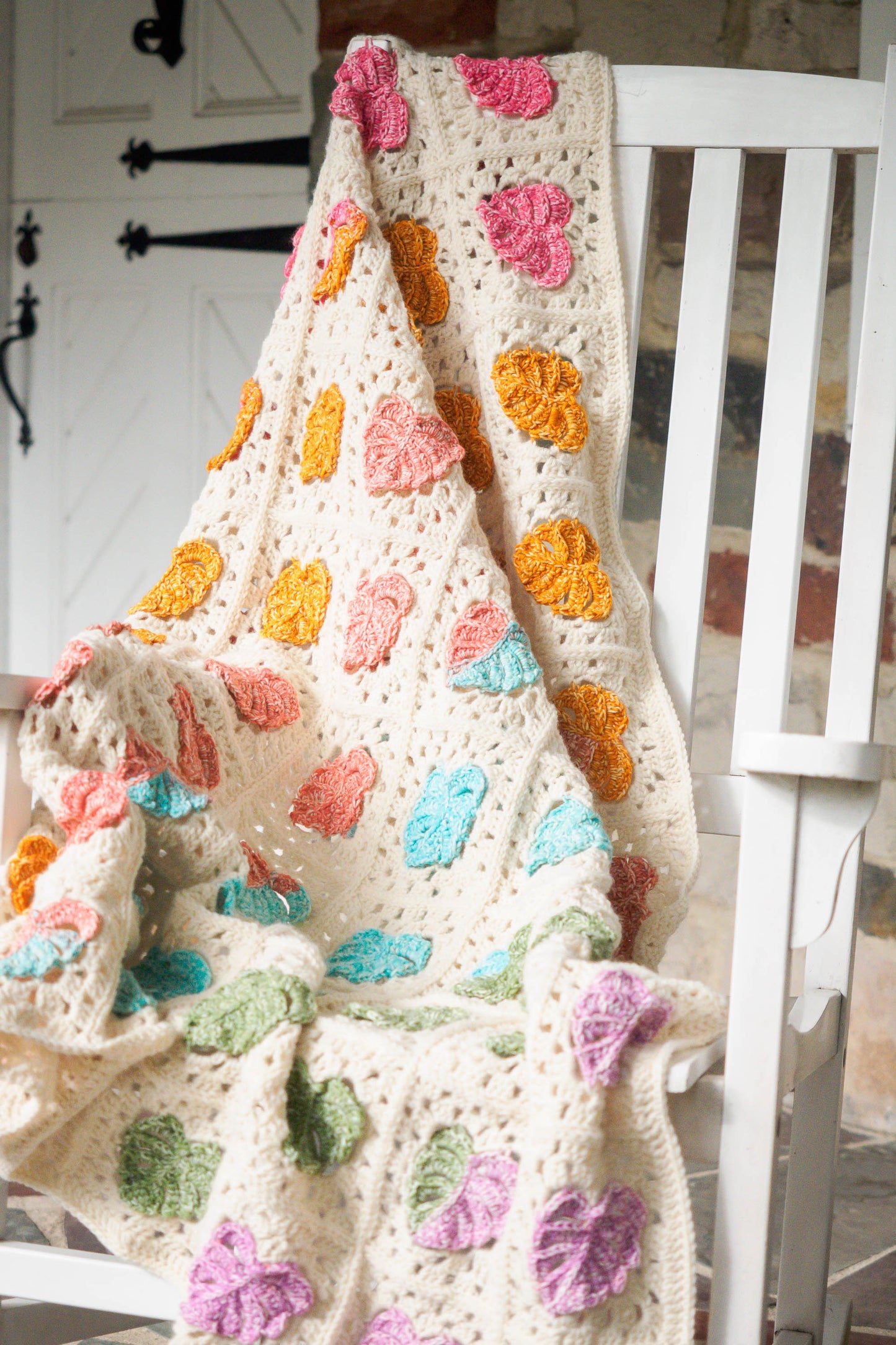 Crochet Kit - Monstera Garden Blanket