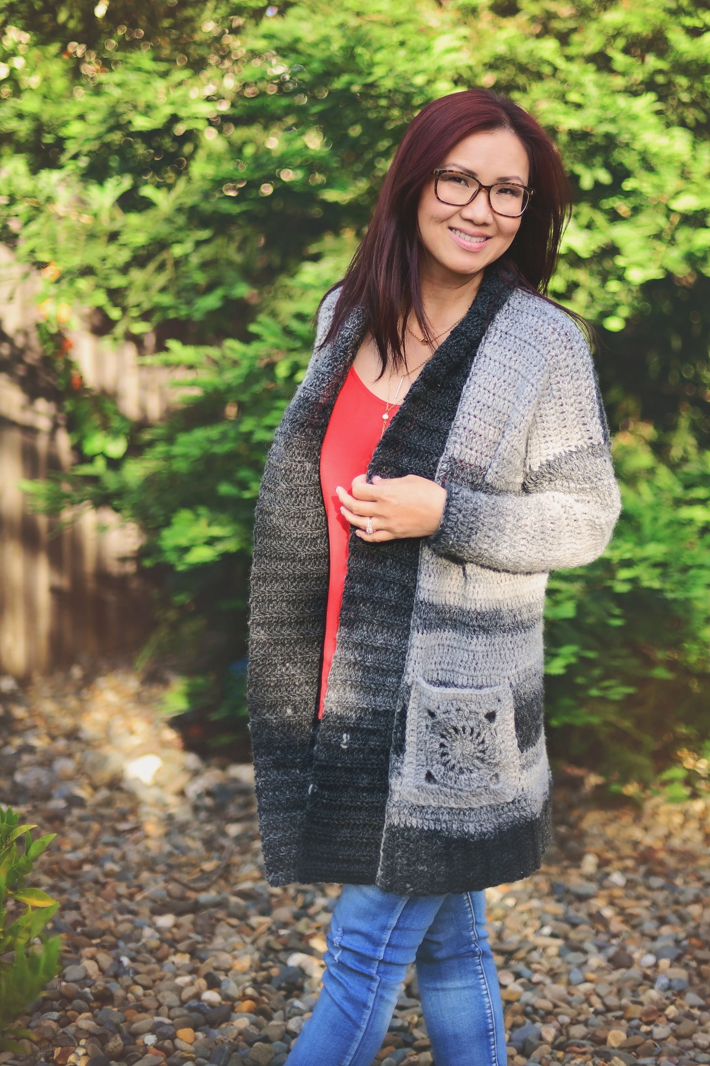Crochet Kit - Granni Pocket Cardigan