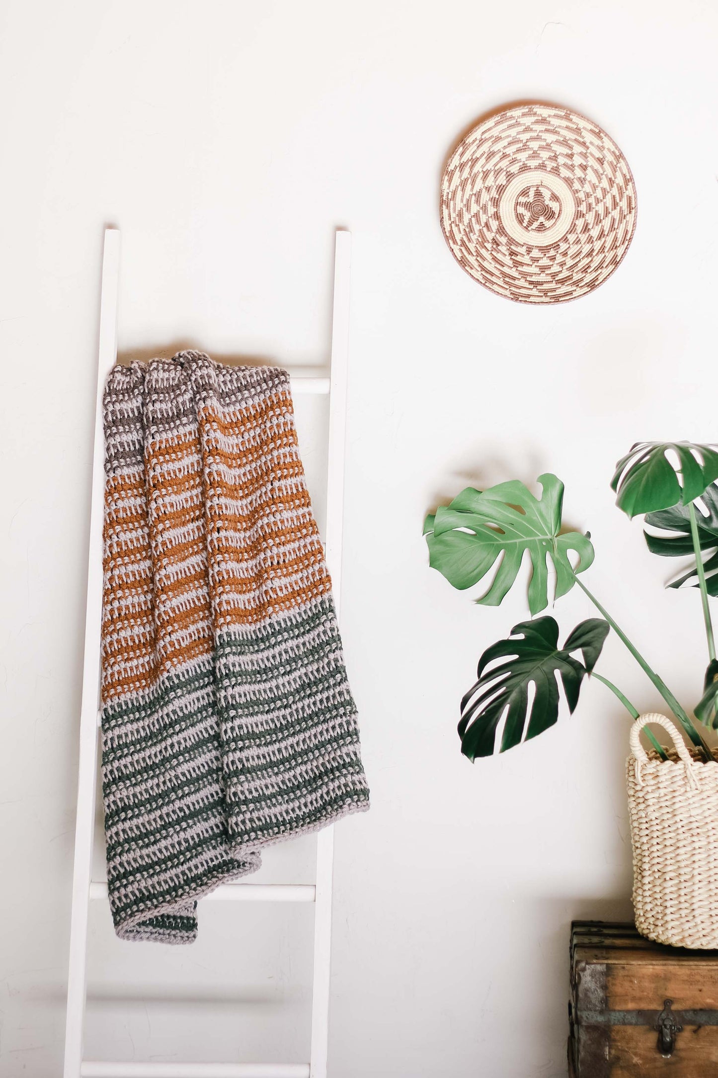 Crochet Kit - Woven Stripes Throw