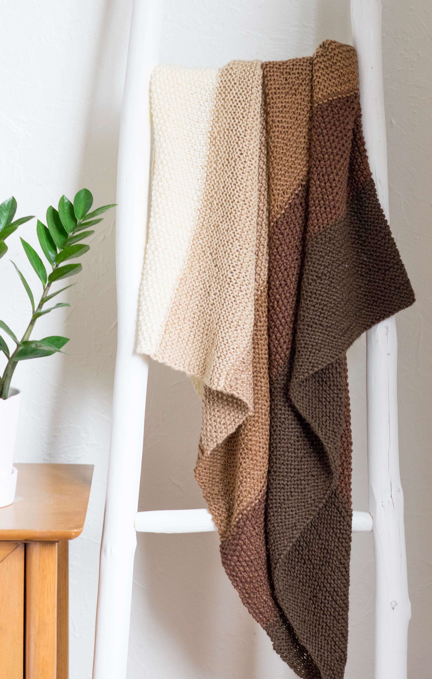 Knit Kit - Two Stitch Fade Blanket