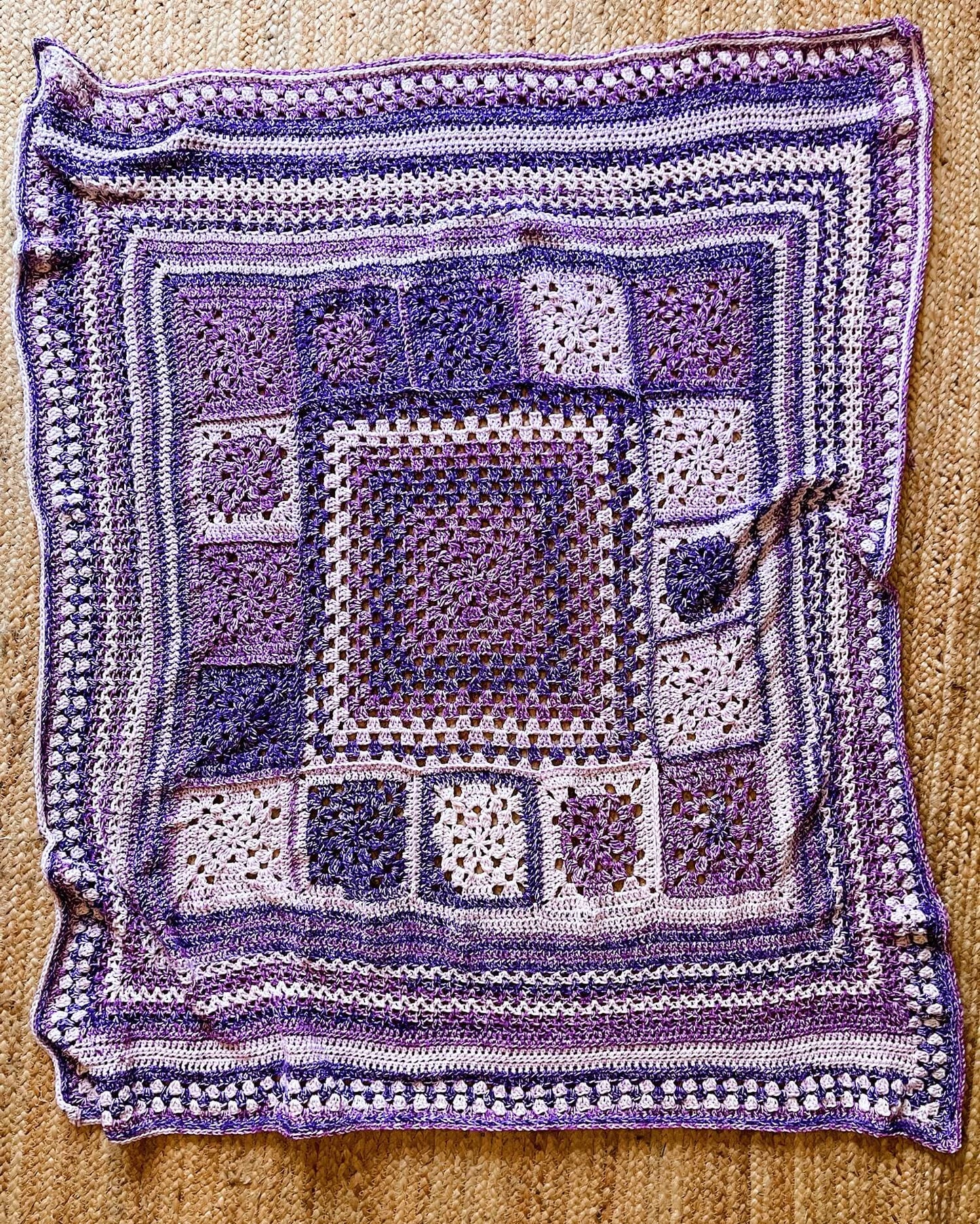 Crochet Kit - Violet Lily Afghan