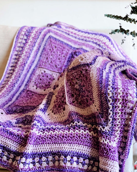 Crochet Kit - Violet Lily Afghan