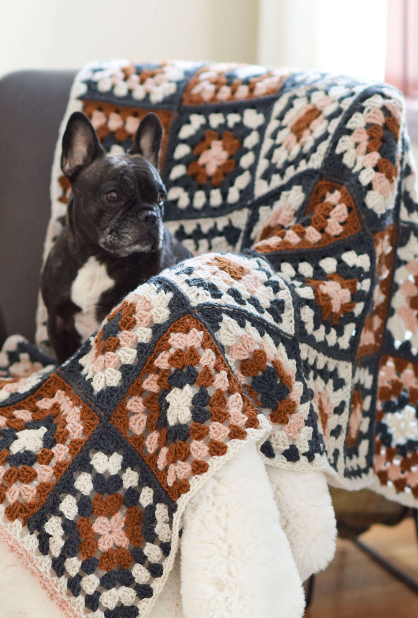 Crochet Kit - Nora Granny Square Throw