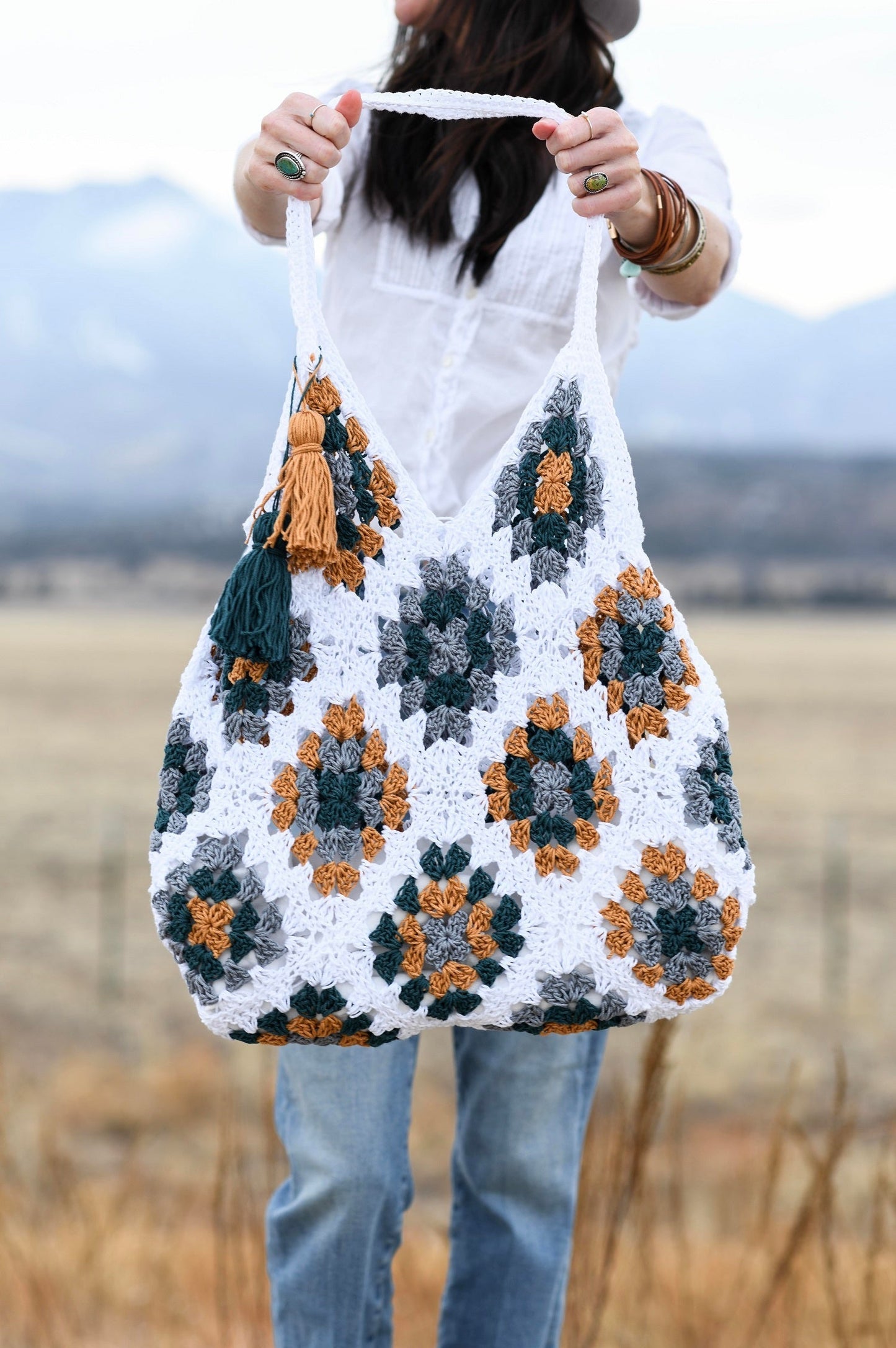 Crochet Kit - Magnolia Tote Bag