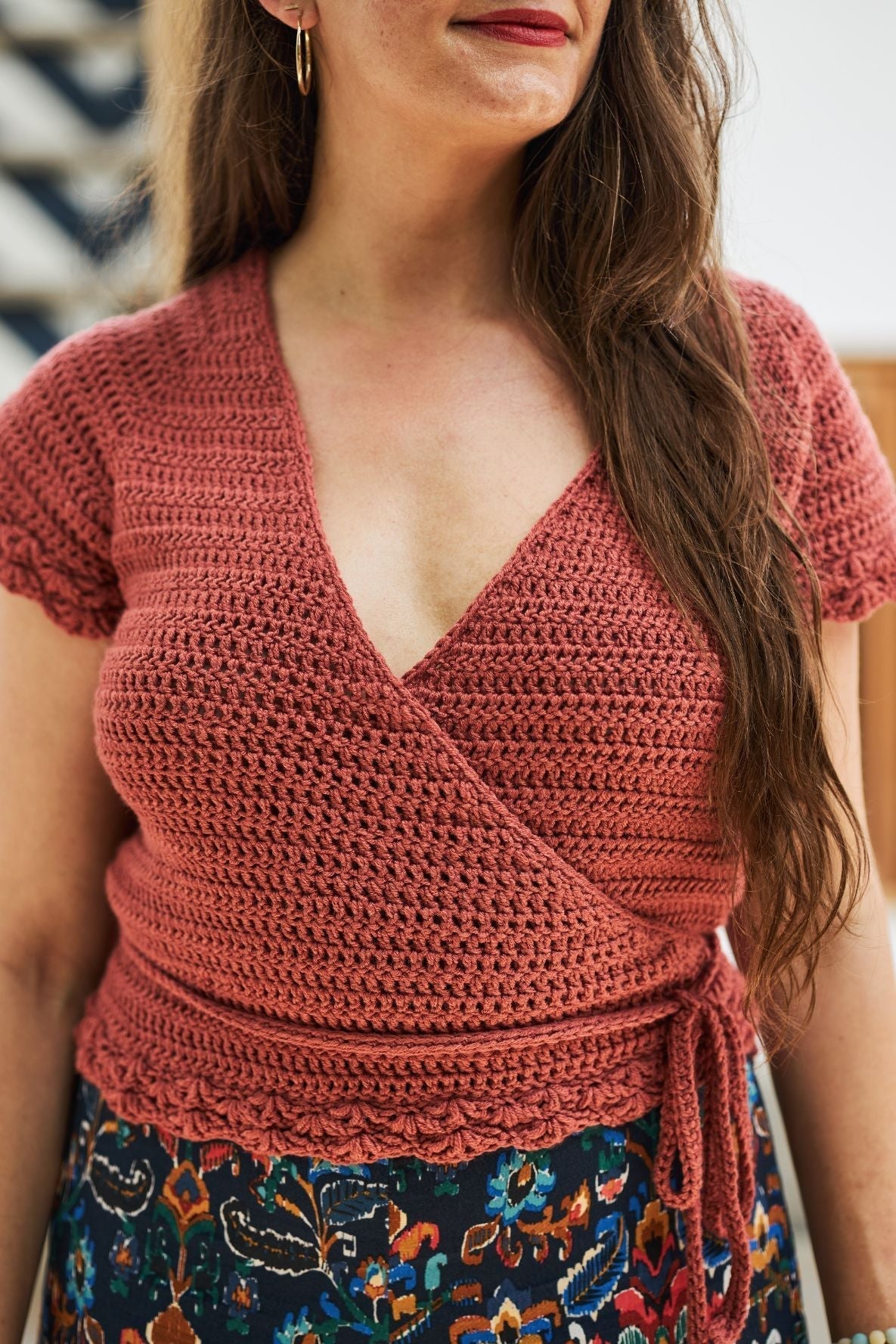 Lotus Wrap Top (Crochet)