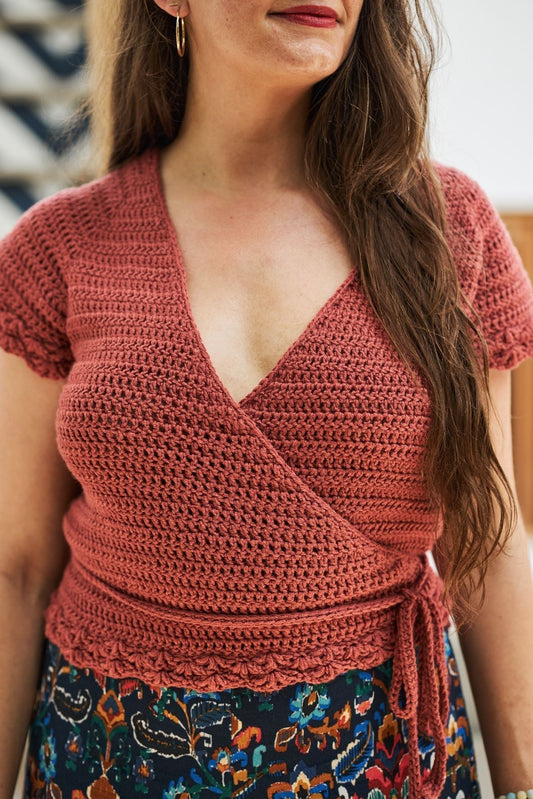 Lotus Wrap Top (Crochet)