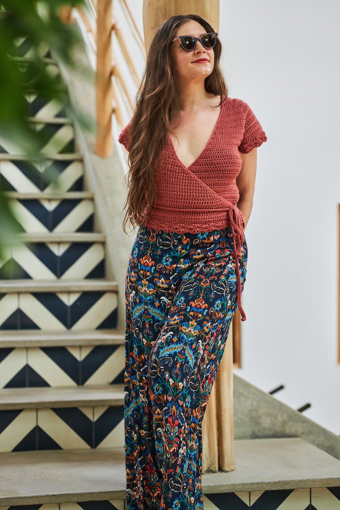 Crochet Kit - Lotus Wrap Top
