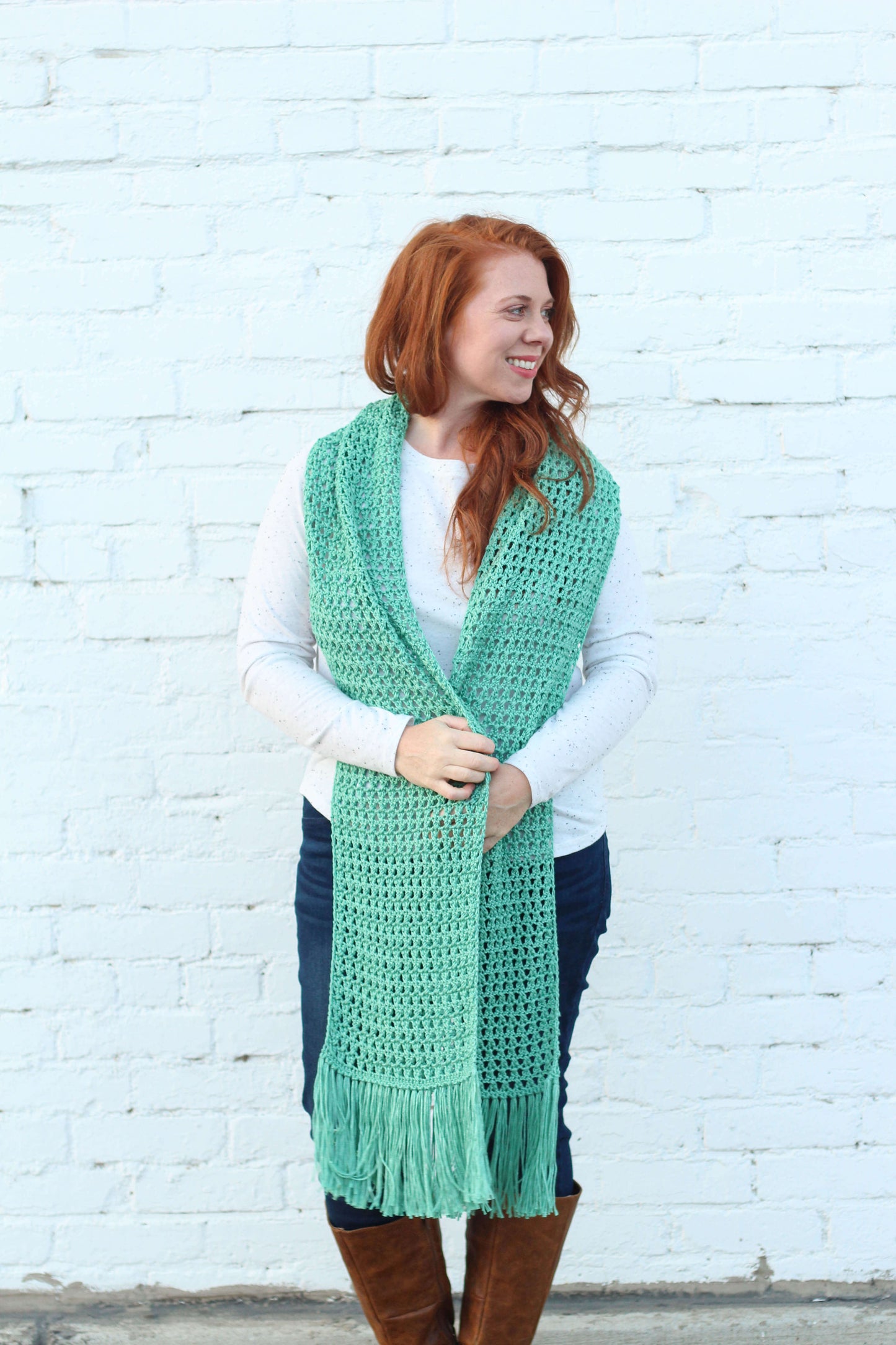 Crochet Kit - Crosswinds Wrap