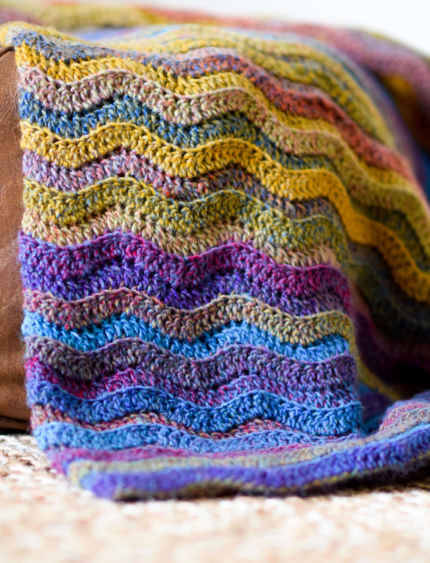 Crochet Kit - Rolling Hills Throw
