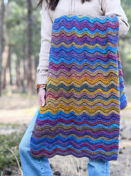 Crochet Kit - Rolling Hills Throw