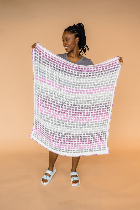 Crochet Kit - Mulberry Afghan