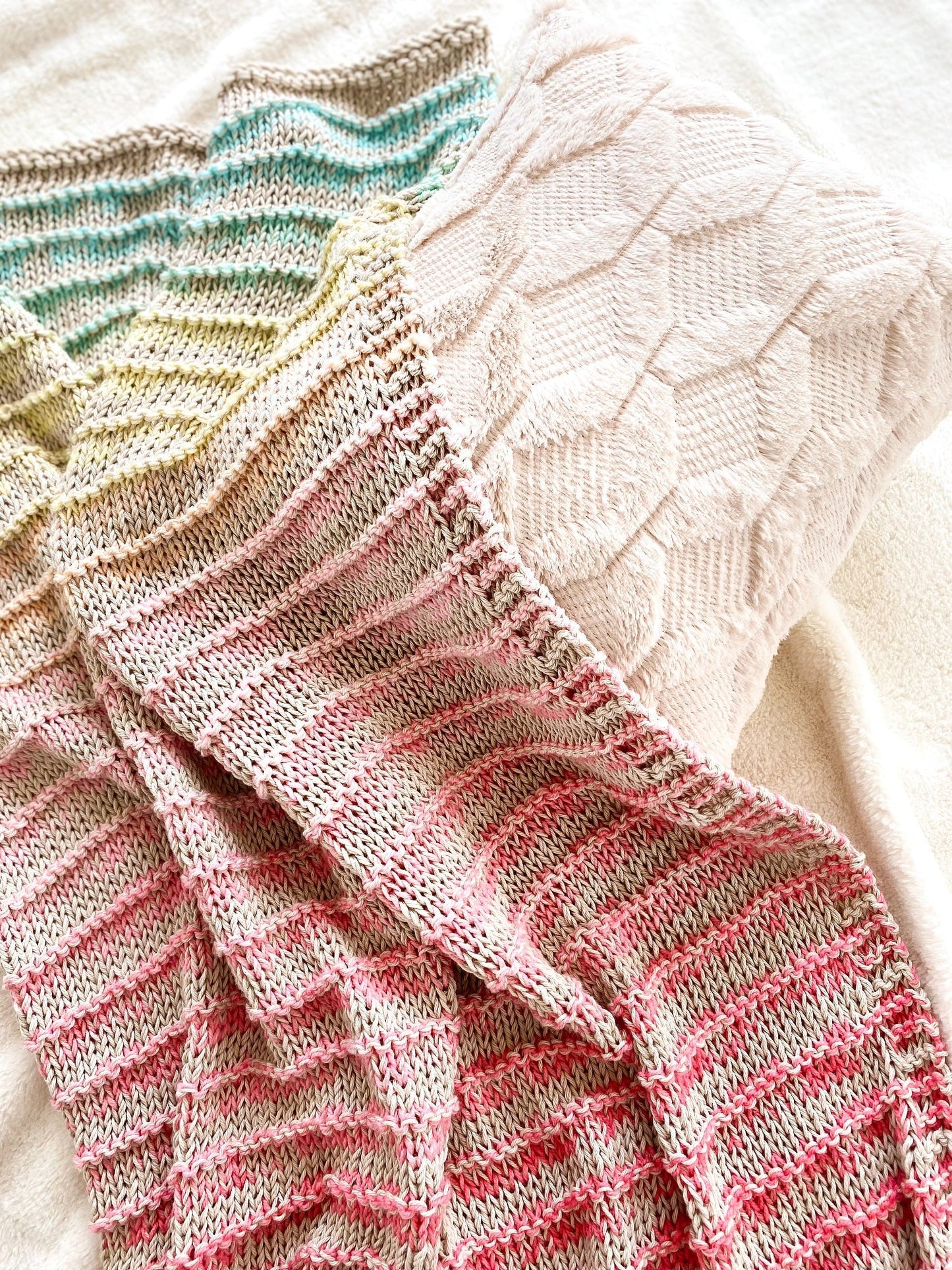 Knit Kit - Rainbow Flow Throw