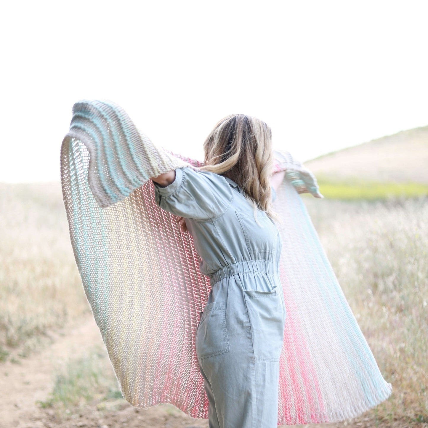Knit Kit - Rainbow Flow Throw