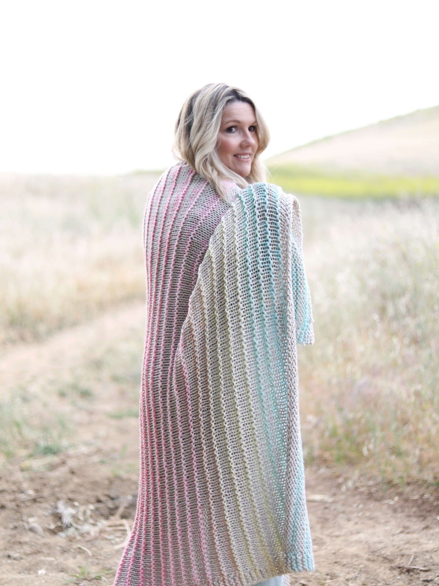 Knit Kit - Rainbow Flow Throw