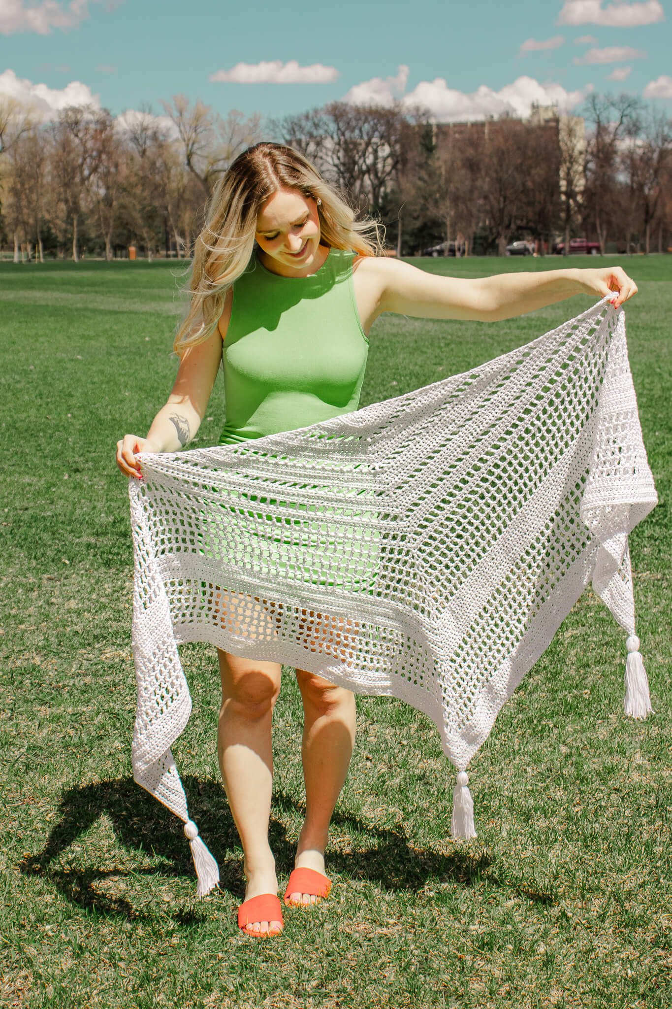Crochet Kit - Tilstone Triangle Wrap