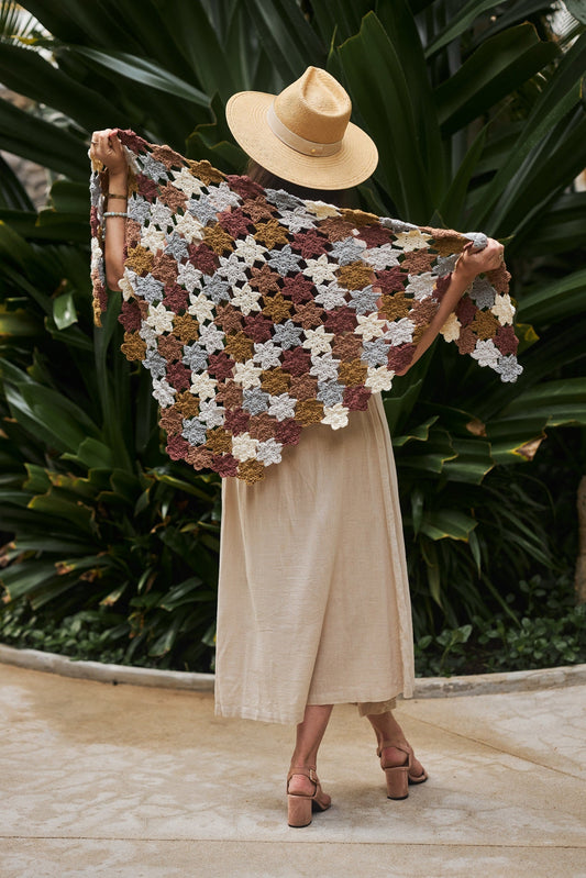 Midnight Jasmine Wrap (Crochet)