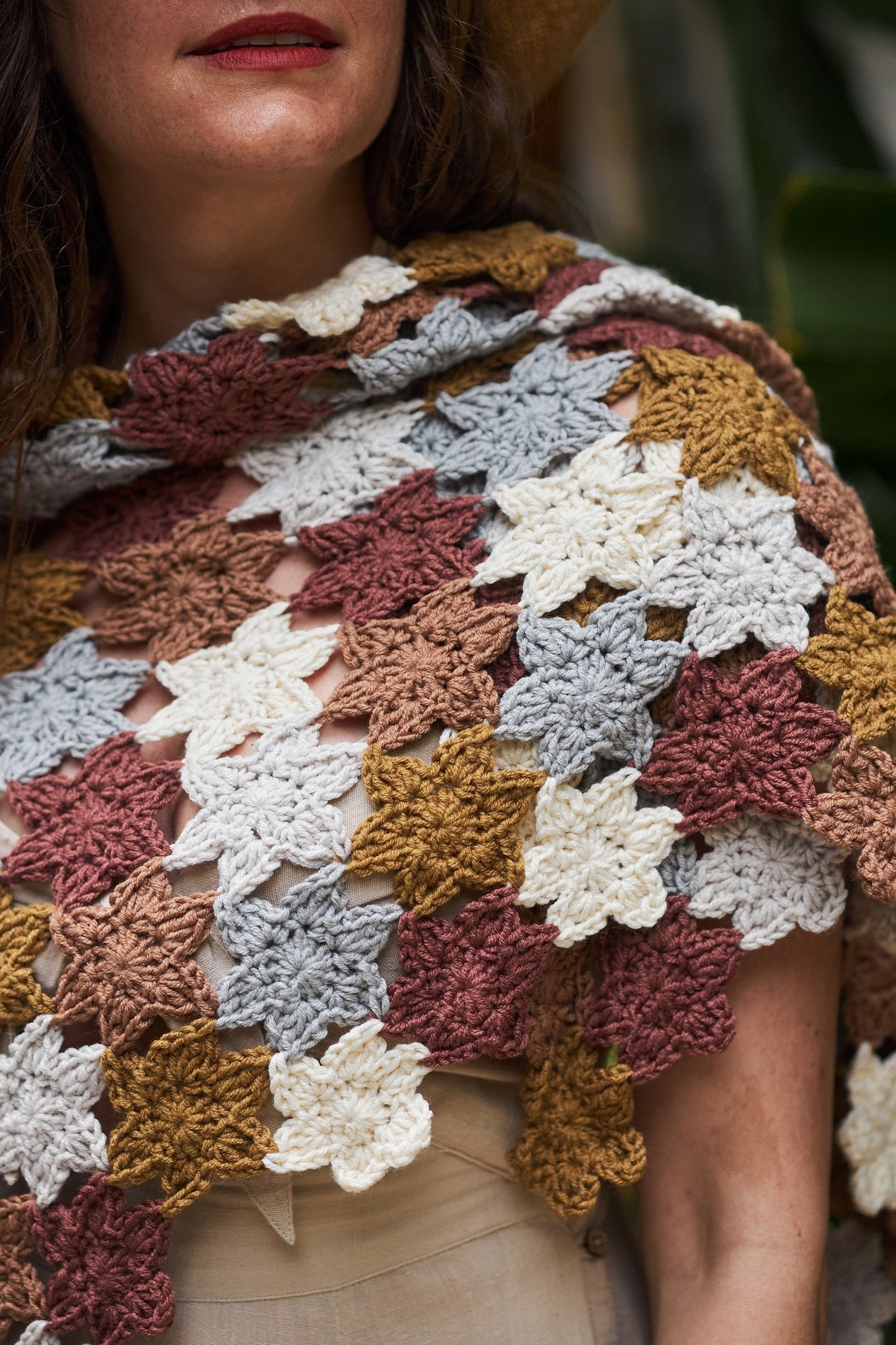 Midnight Jasmine Wrap (Crochet)