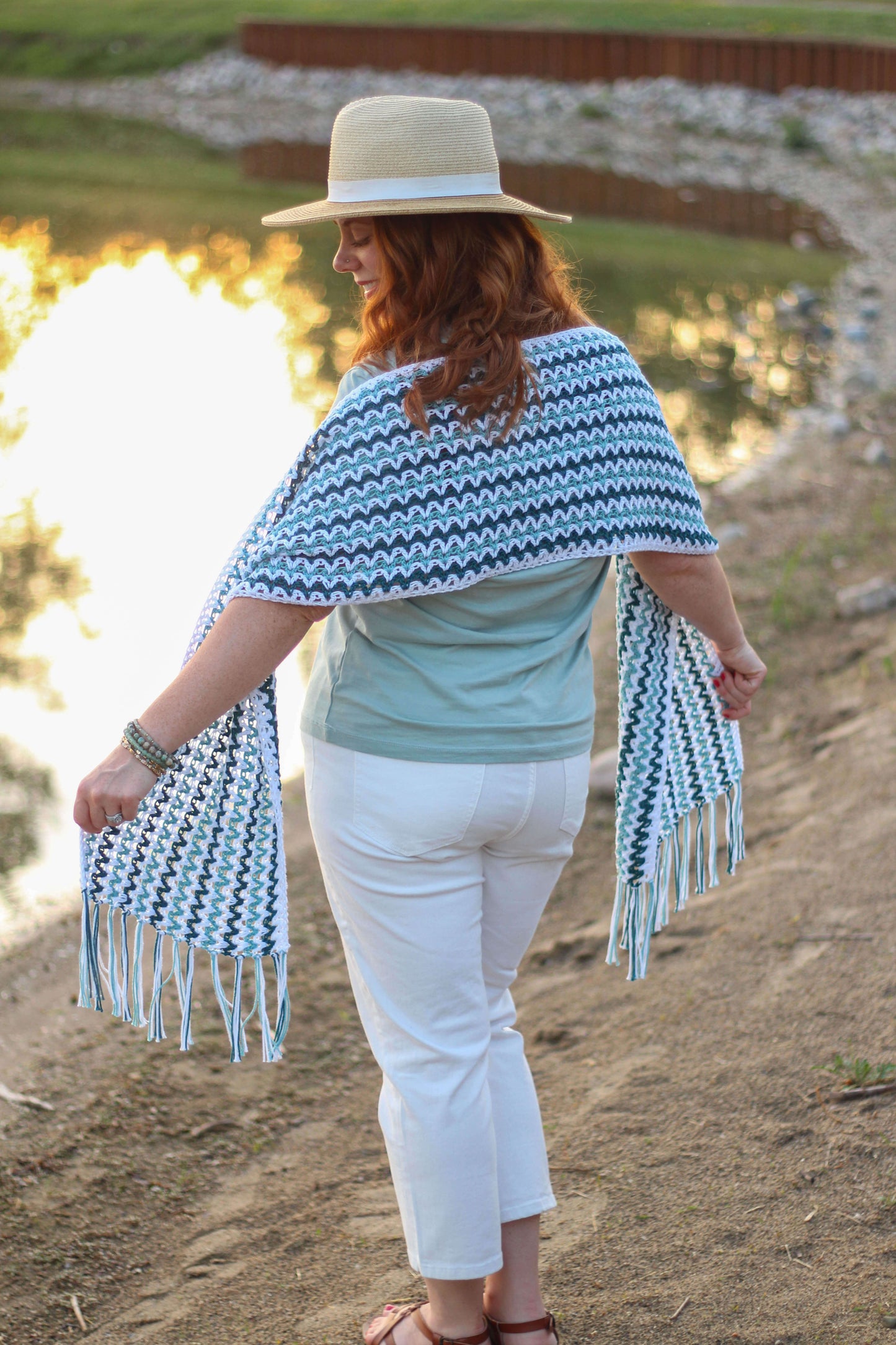 Crochet Kit - Waterstone Wrap