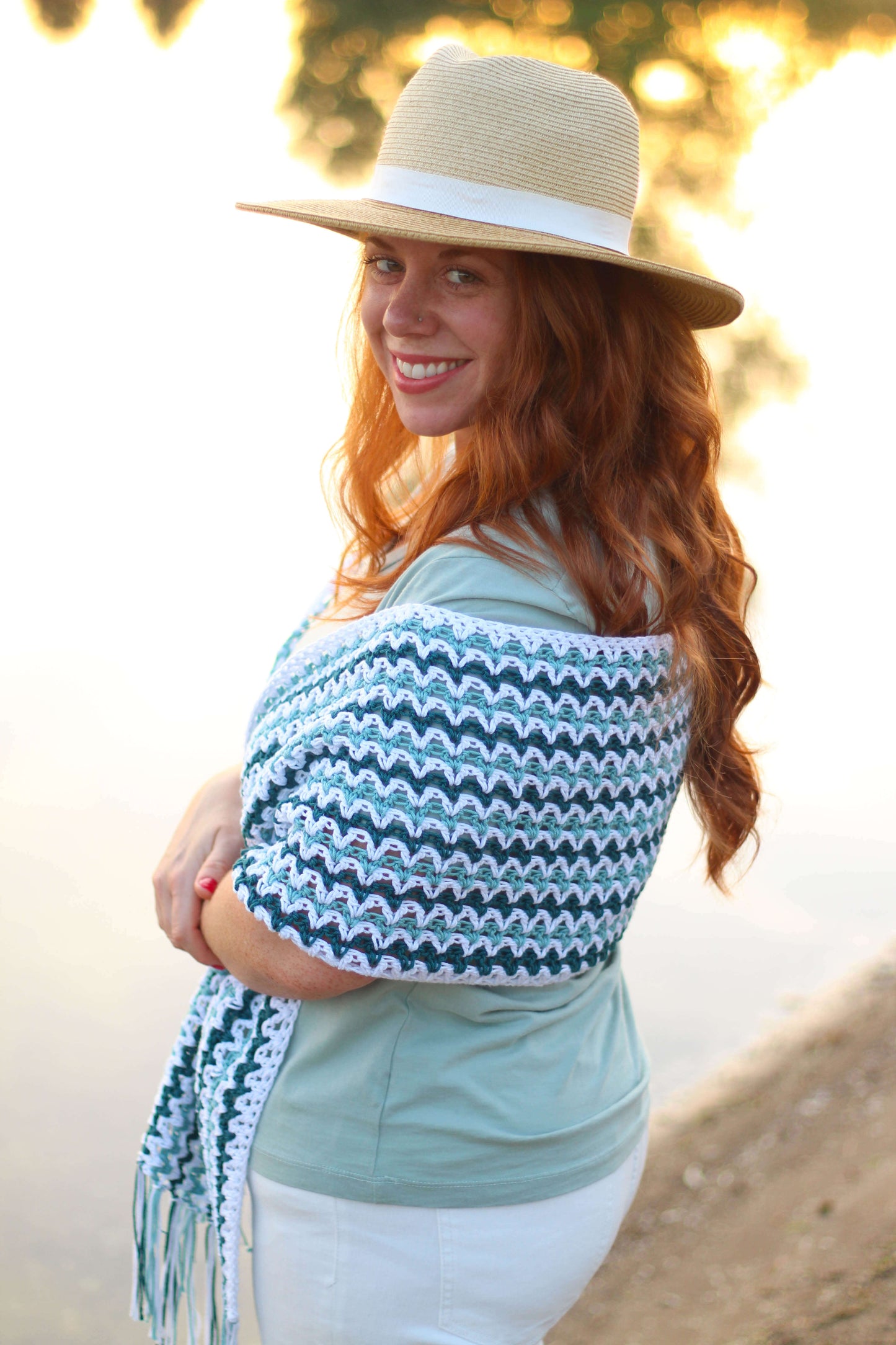 Crochet Kit - Waterstone Wrap