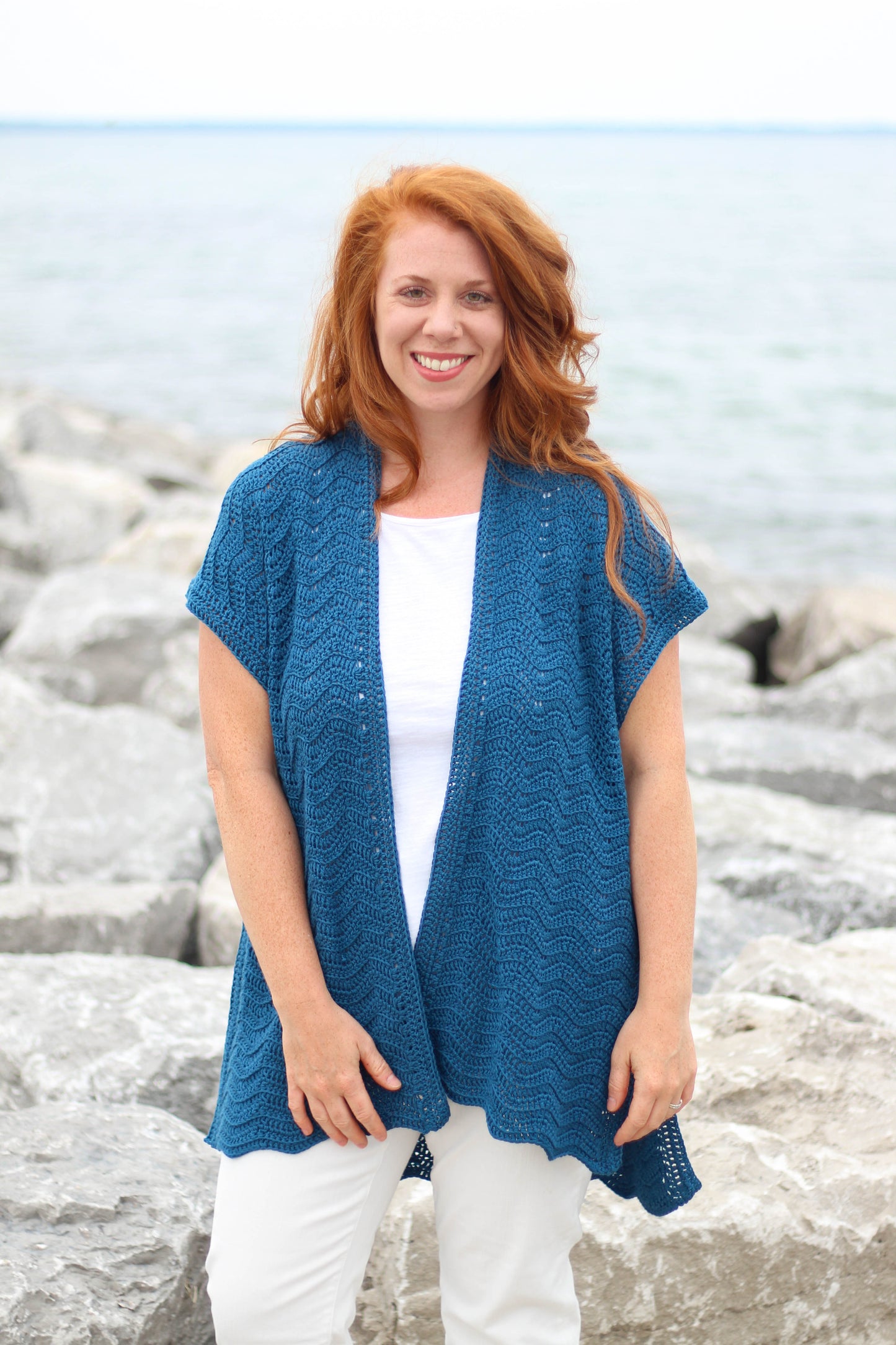 Crochet Kit - Tidal Wave Ruana