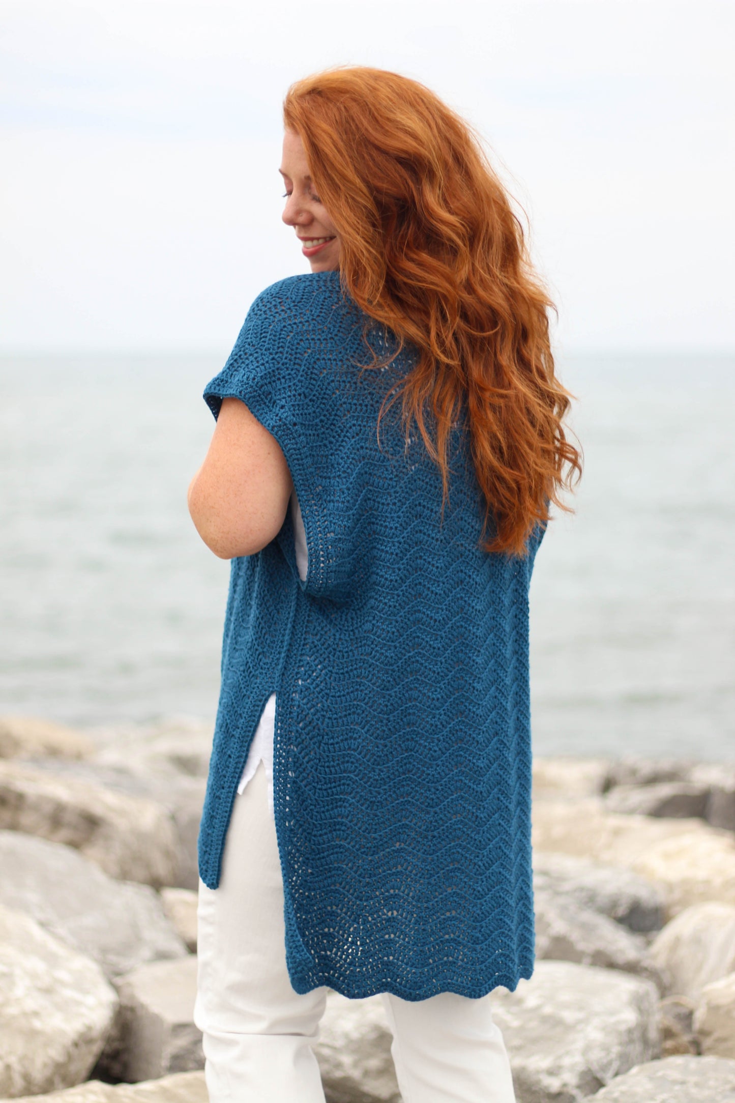 Crochet Kit - Tidal Wave Ruana