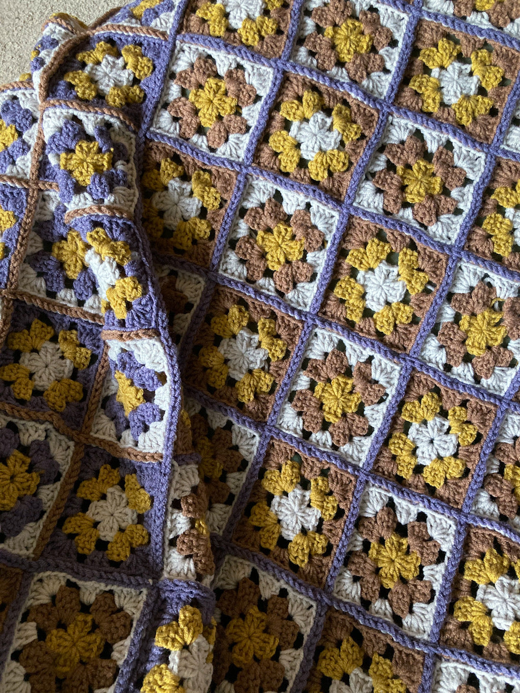 Crochet Kit - Granny Check Heirloom Blanket
