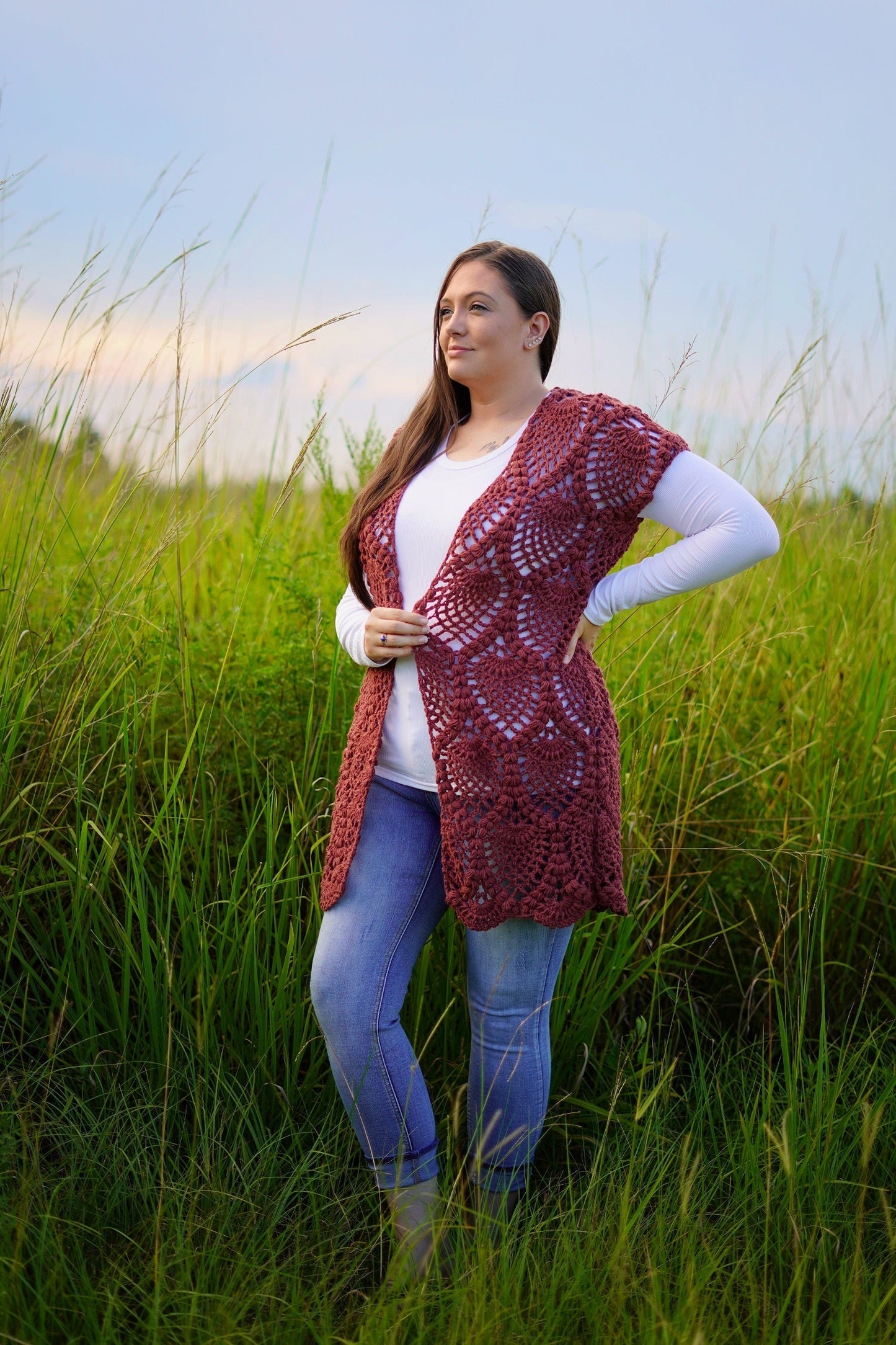Crochet Kit - Romance Cardi