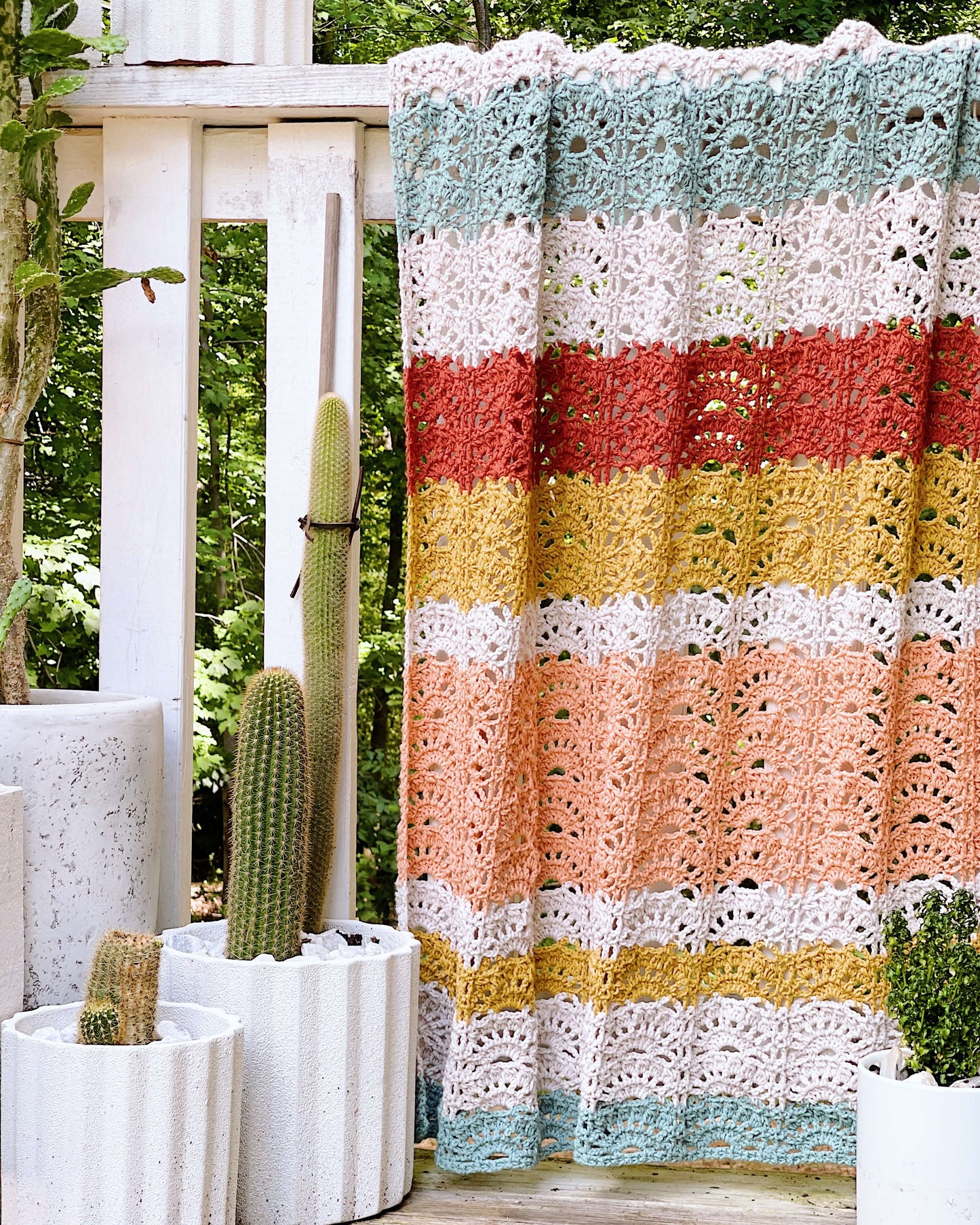 Crochet Kit - Desert Garden Throw
