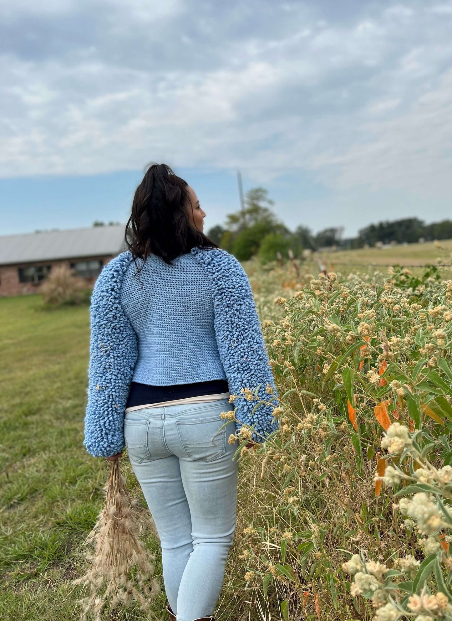 Crochet Kit - Faux Fleece Cardi