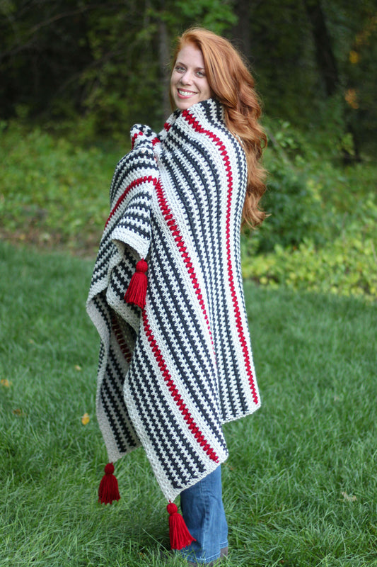 Crochet Kit - Yuletide Throw