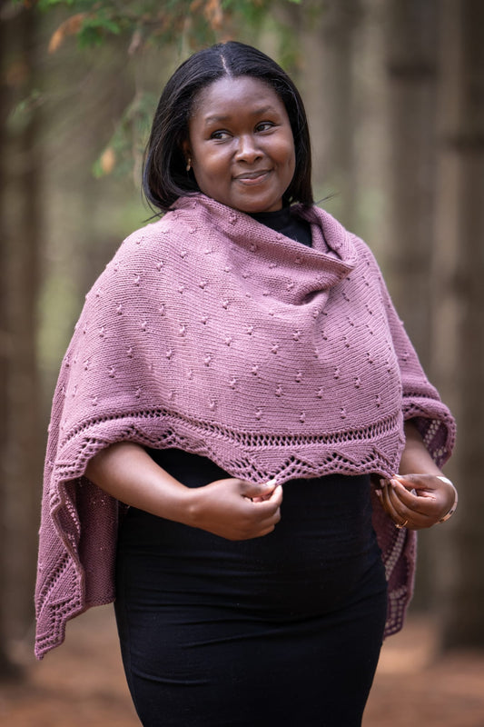 Knit Kit - Lacey Edge Shawl
