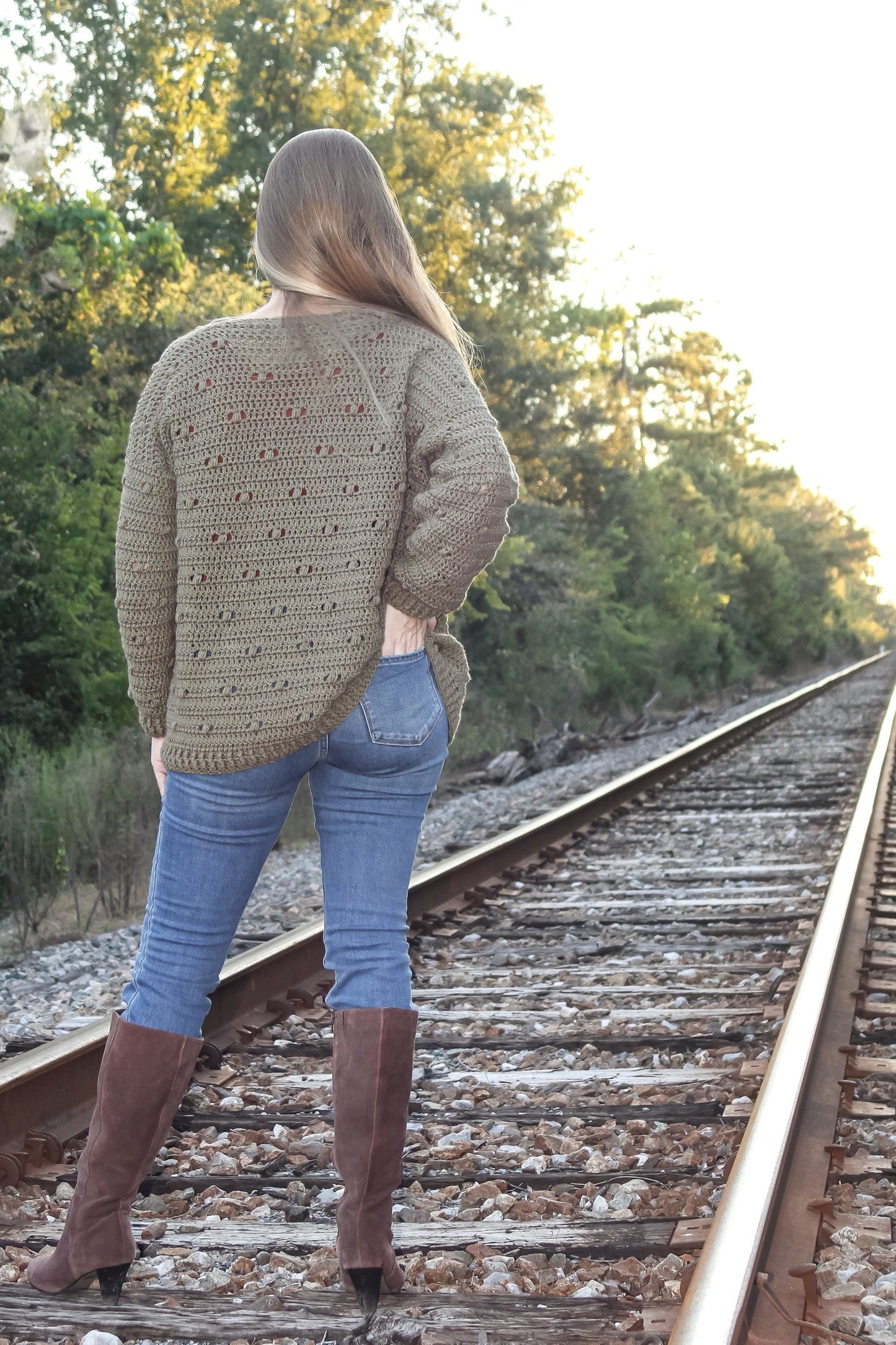 Crochet Kit - Puff Stitch Cardigan