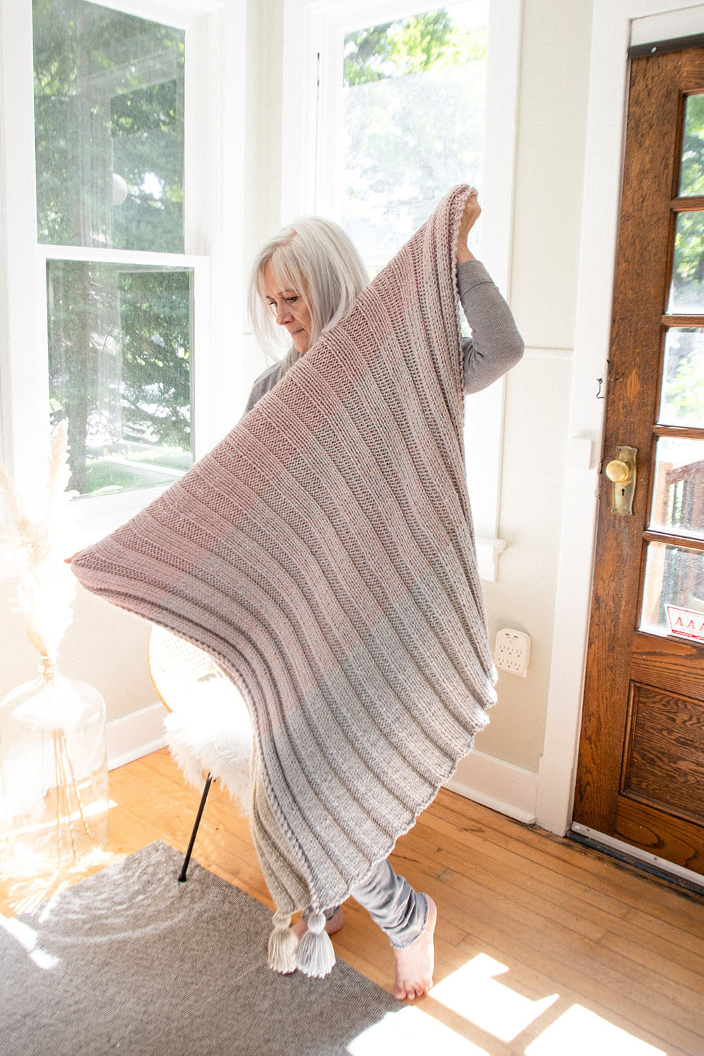 Knit Kit - The Ribbed Throw