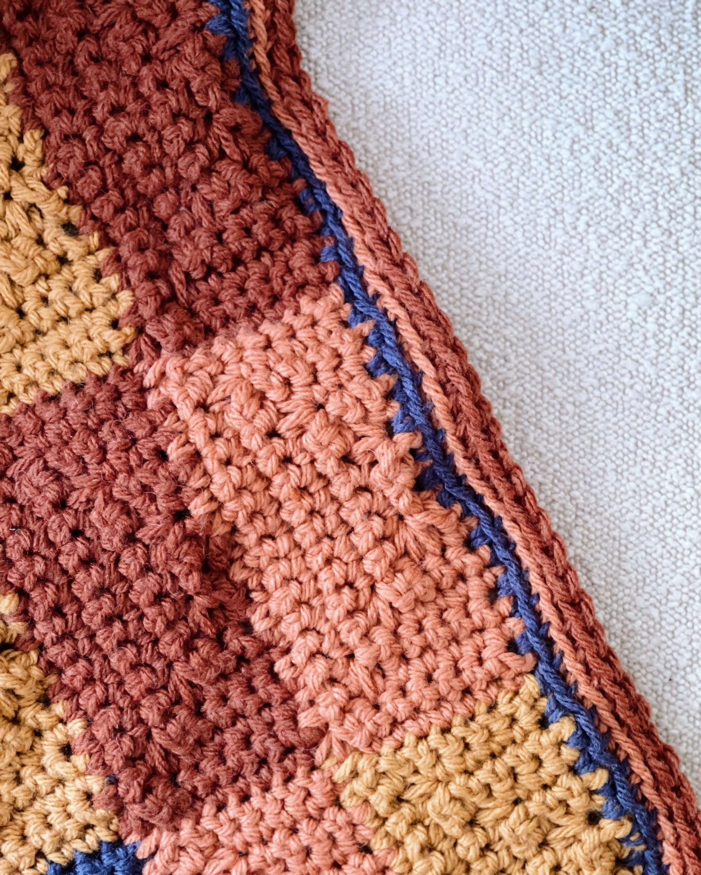 Crochet Kit - Cobblestone Steps Throw