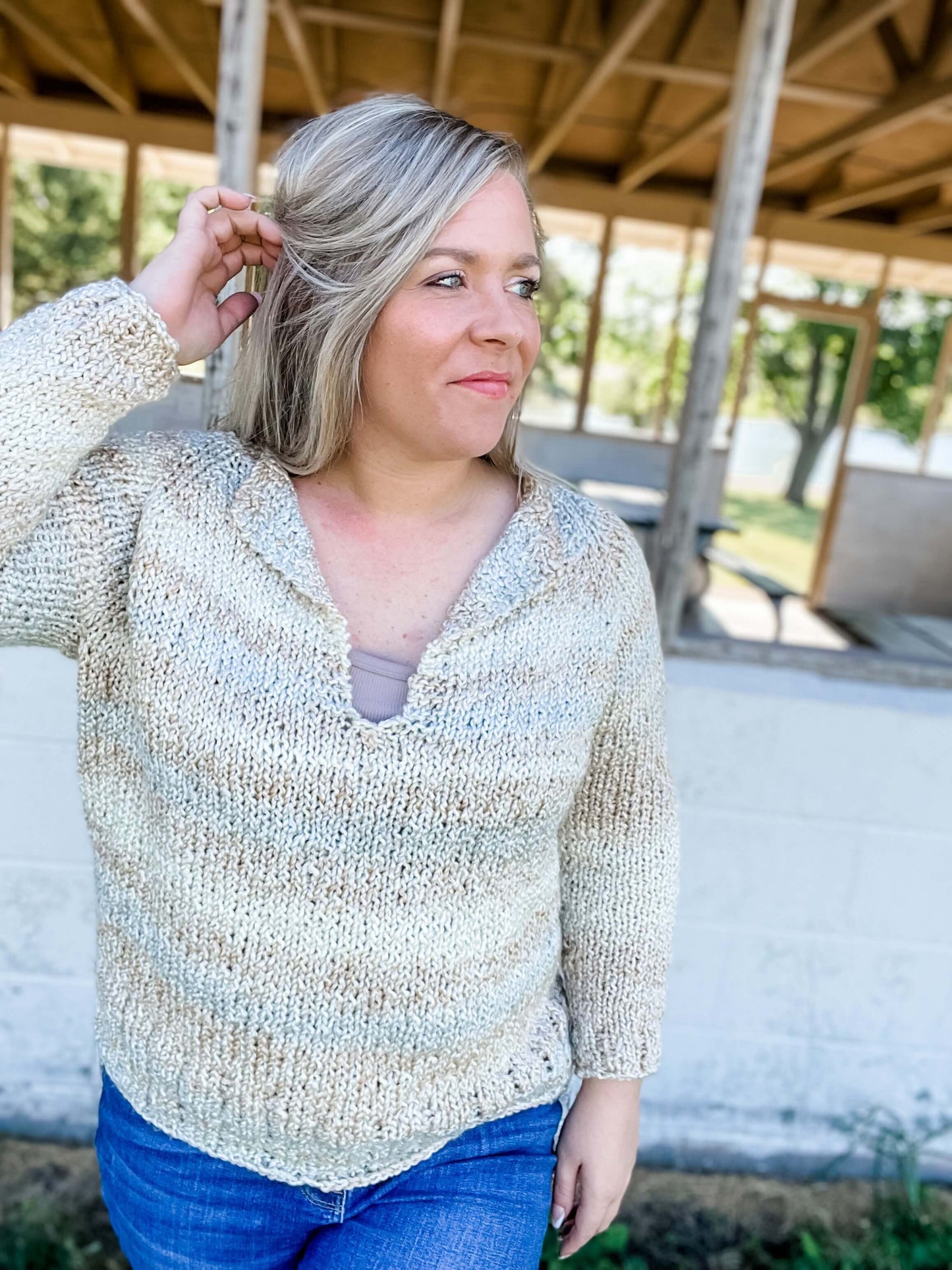 Knit Kit - Campfire Raglan