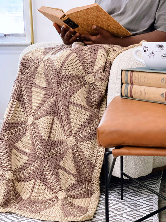 Crochet Kit - Autumn Dunes Throw